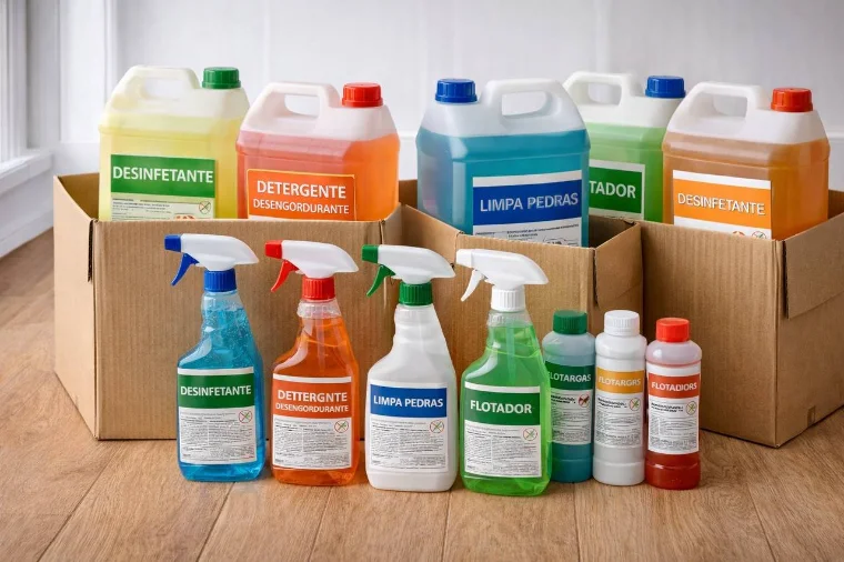 Produtos de limpeza profissional